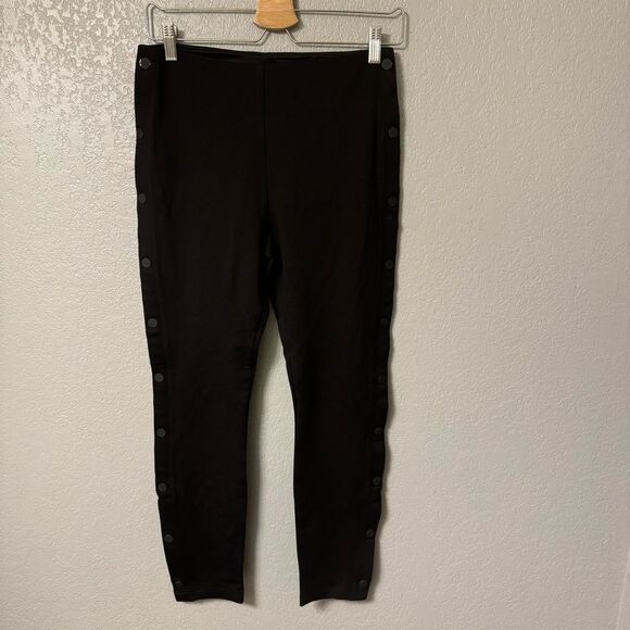 Lyssé Women's Snap Track Ponte Legging - Picture 3 of 8